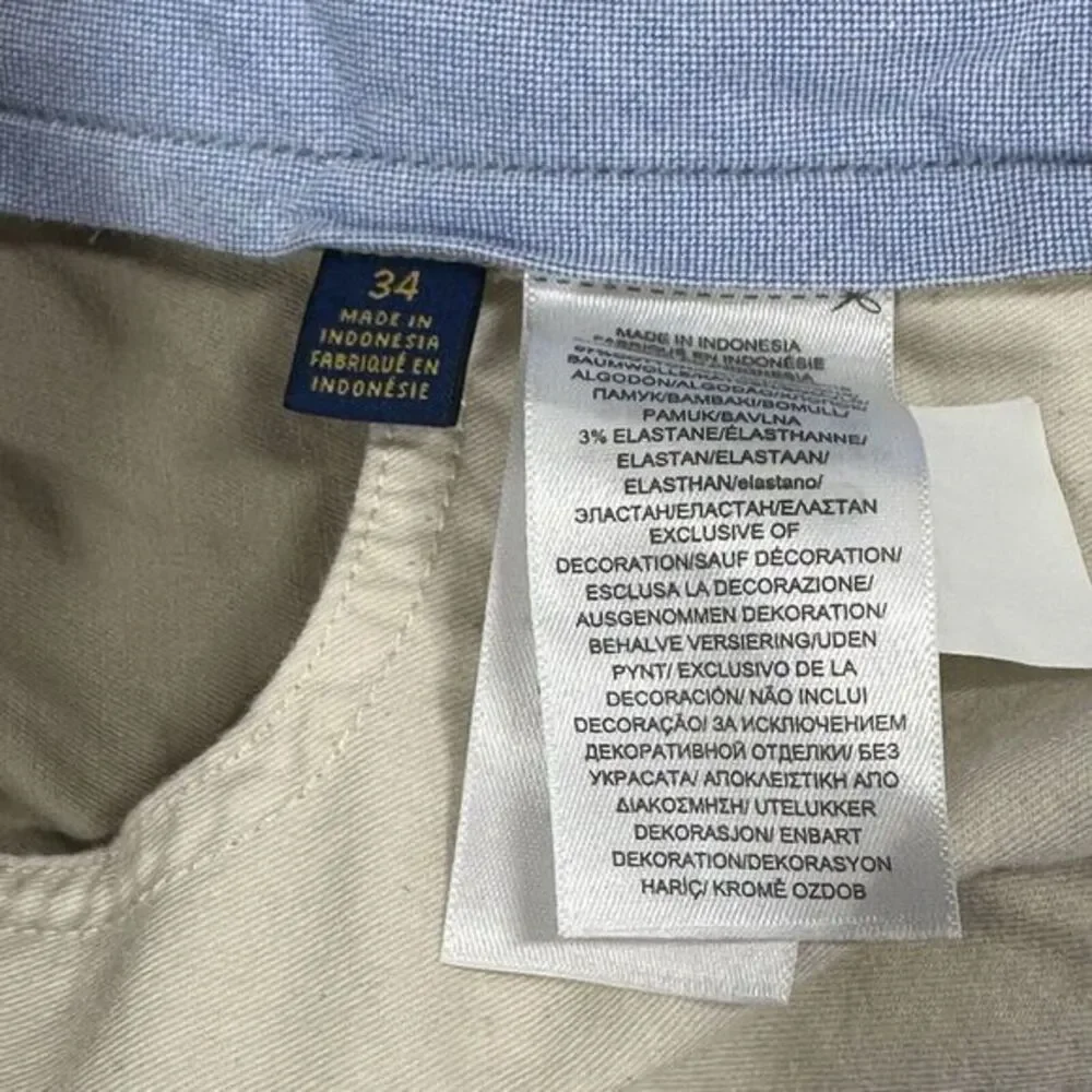 Polo Ralph Lauren Shorts Mens 34 Tan The Polo Chino Stretch Classic Cotton Twill